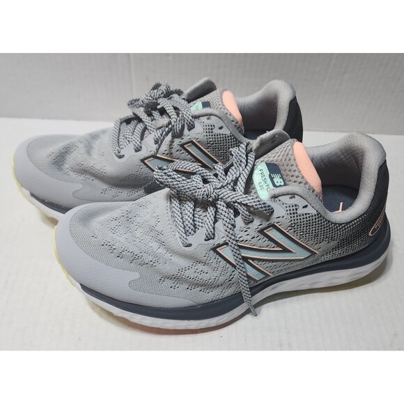 New Balance W680LG7 Women Running Shoes Gray Size 8 - Picture 8 of 14
